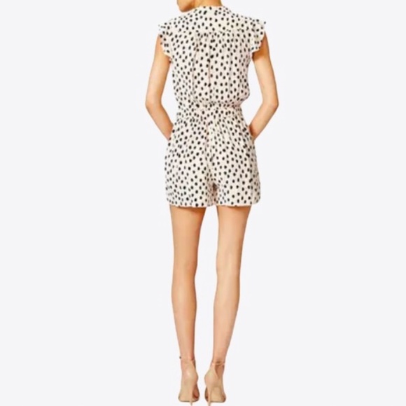 Kate Spade Leopard Dot Crepe Romper 2 - Picture 12 of 12
